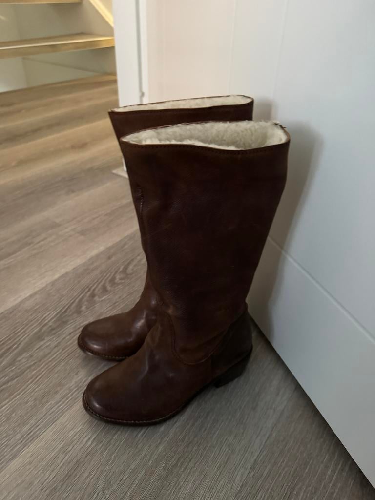 Als nieuw kinder leren laarzen maat 33, Meisje, Ophalen of Verzenden, Laarzen, Zo goed als nieuw