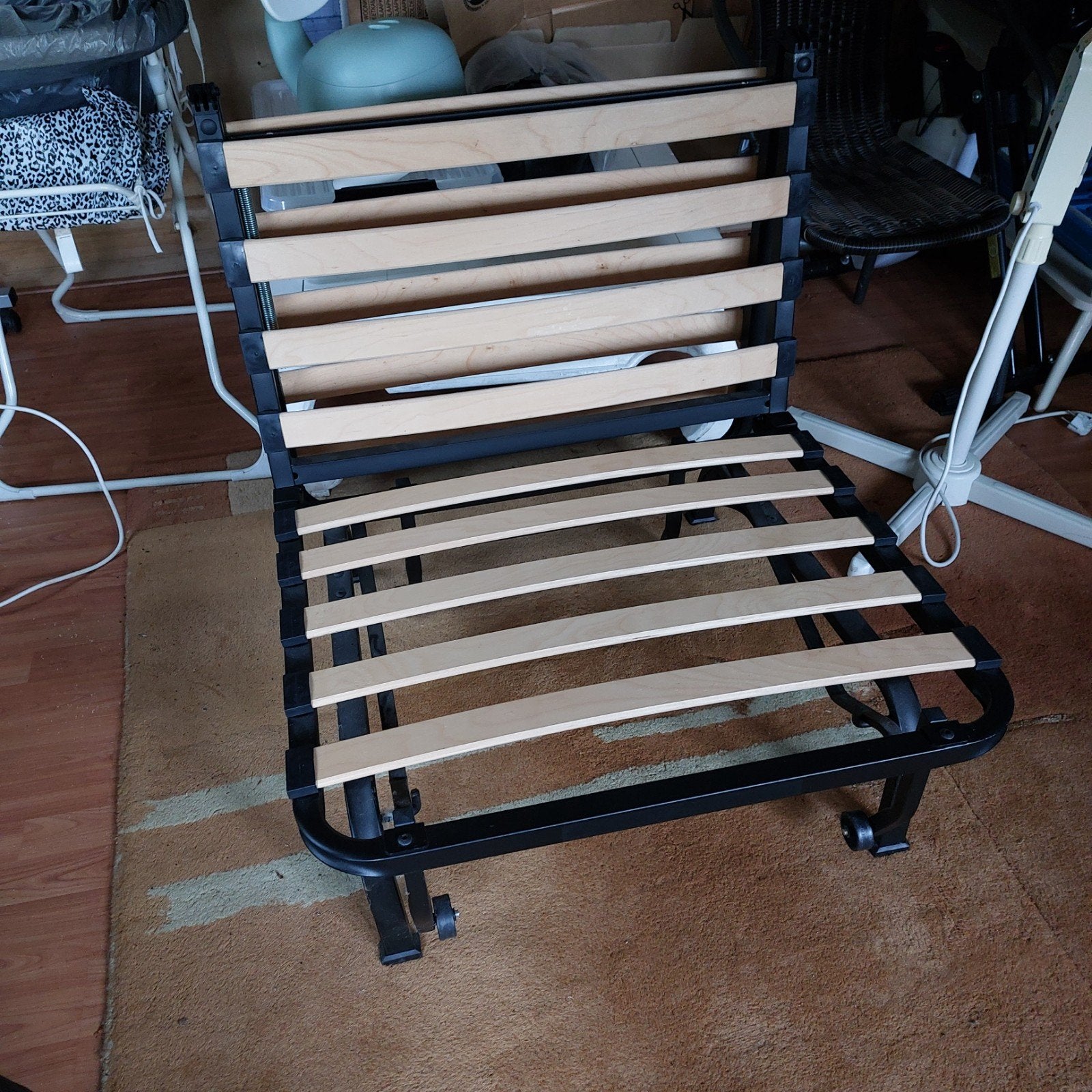 logeerbed, slaapfauteuiil, Ophalen, Eenpersoons, 190 cm of minder, Zo goed als nieuw