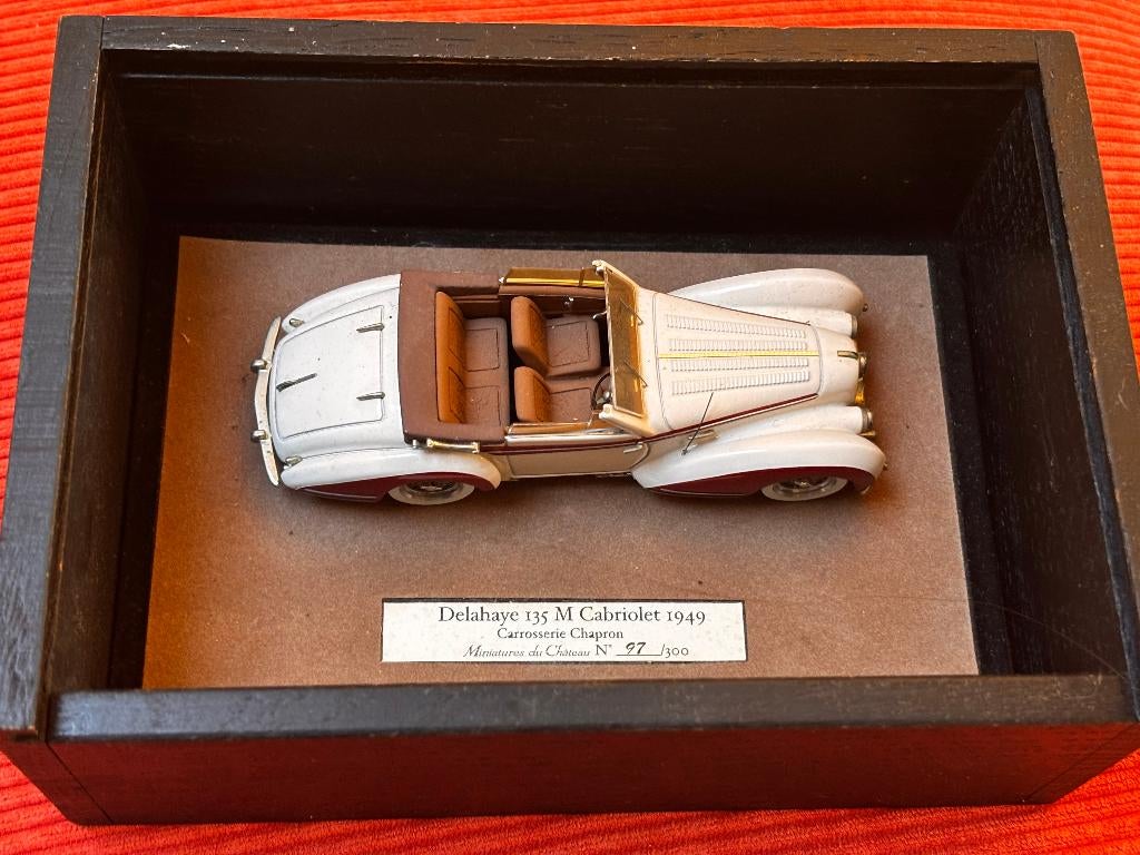 Delahaye 135M Cabriolet 1949 – Carrosserie Chapron, Ophalen of Verzenden, Gebruikt, Auto, Overige merken