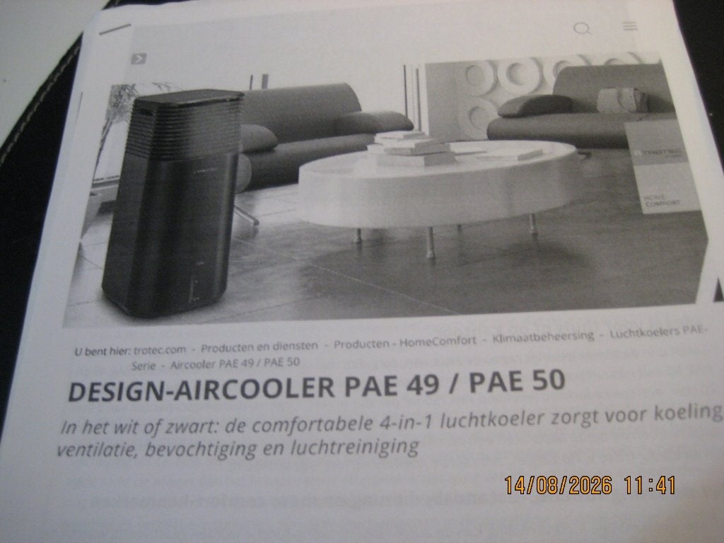 Ai cooler, Ophalen, Gebruikt