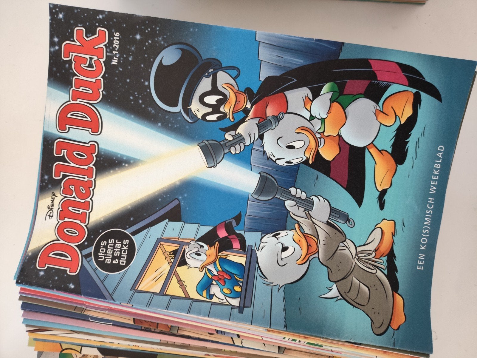 Donald Duck Weekblad jaarg-2016 - UFO's, Aliens & Star Ducks, Complete serie of reeks, Ophalen of Verzenden, Gelezen