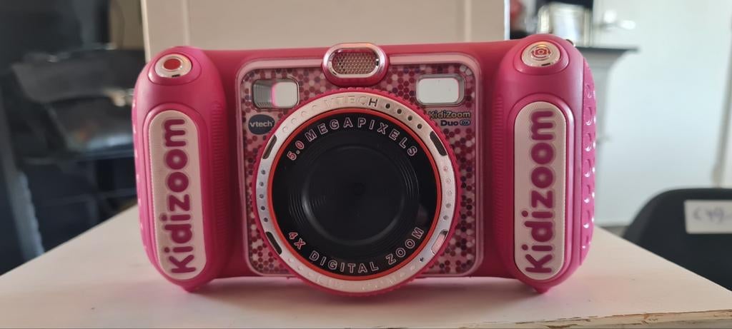 VTech Kidizoom Duo DX - Roze kindercamera 5.0 Megapixels, Audio, Tv en Foto, Fotocamera's Digitaal, Ophalen of Verzenden