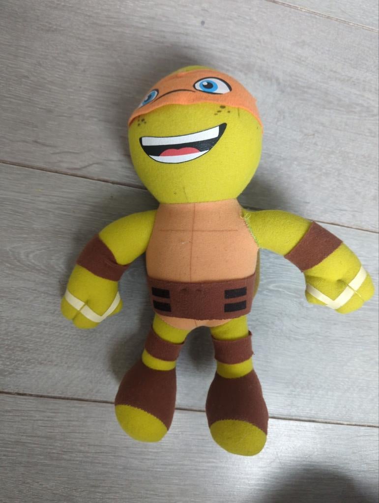 Knuffel Teenage Mutant Ninja Turtles - Michelangelo, Gebruikt, Overige merken, Overige karakters, Overige typen