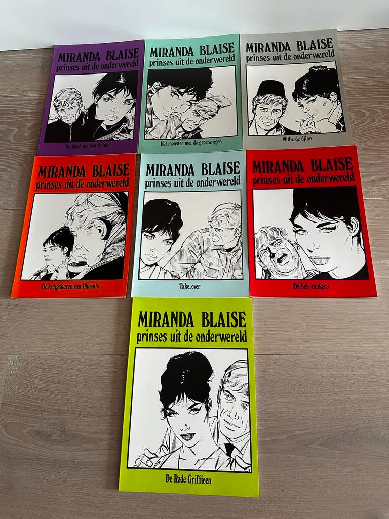 Miranda Blaise - Prinses uit de Onderwereld (7 delen), Complete serie of reeks, Ophalen of Verzenden, Zo goed als nieuw