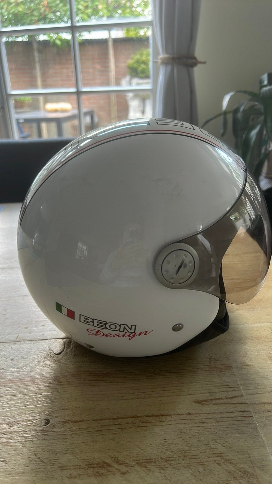 Tk BEON brommerhelm  wit NiEUW! Maat S, Ophalen of Verzenden, Nieuw, Small