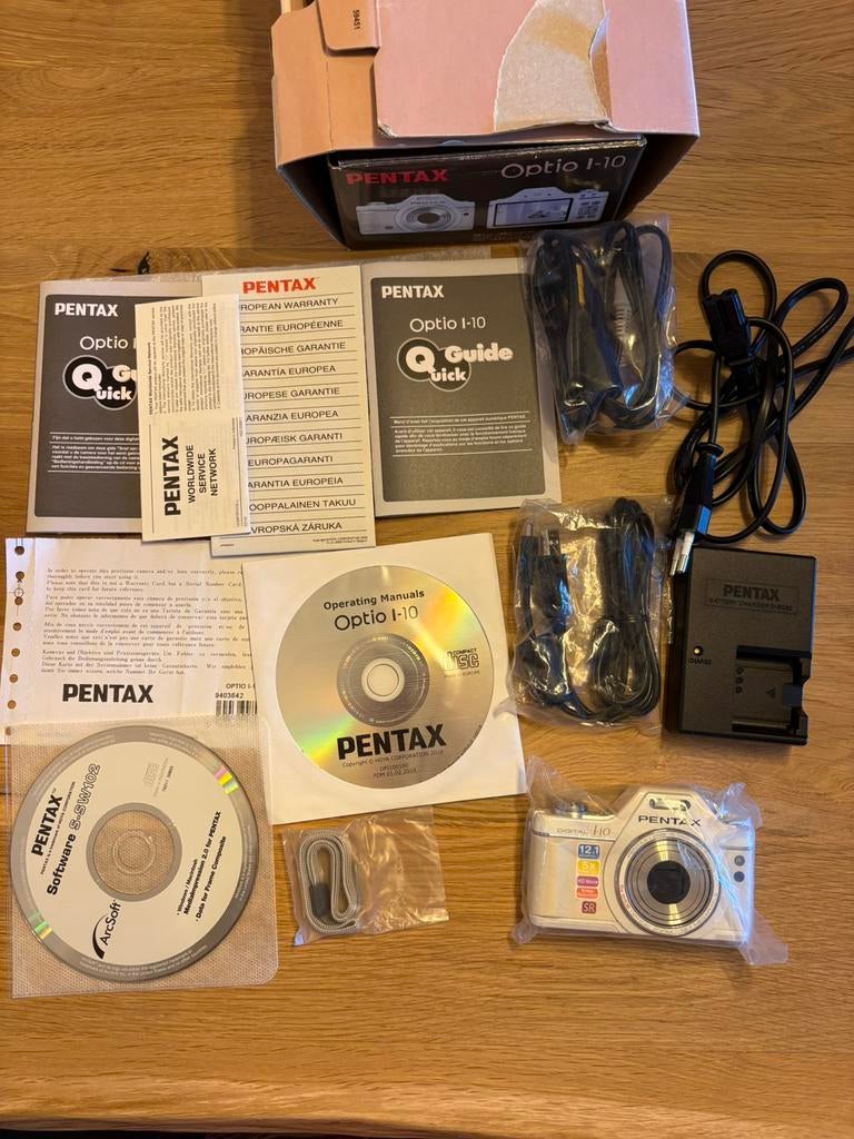 Pentax Optio I-10 wit, Verzenden, Nieuw, Pentax, 4 t/m 7 keer