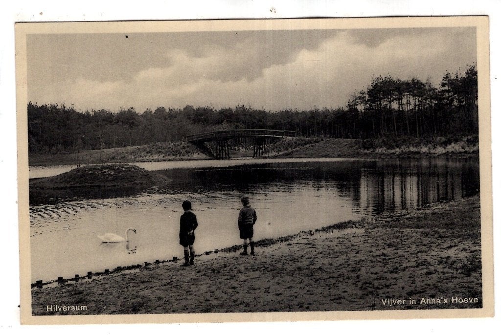Hilversum Anna Hoeve  1935, Verzenden, 1920 tot 1940, Gelopen, Noord-Holland