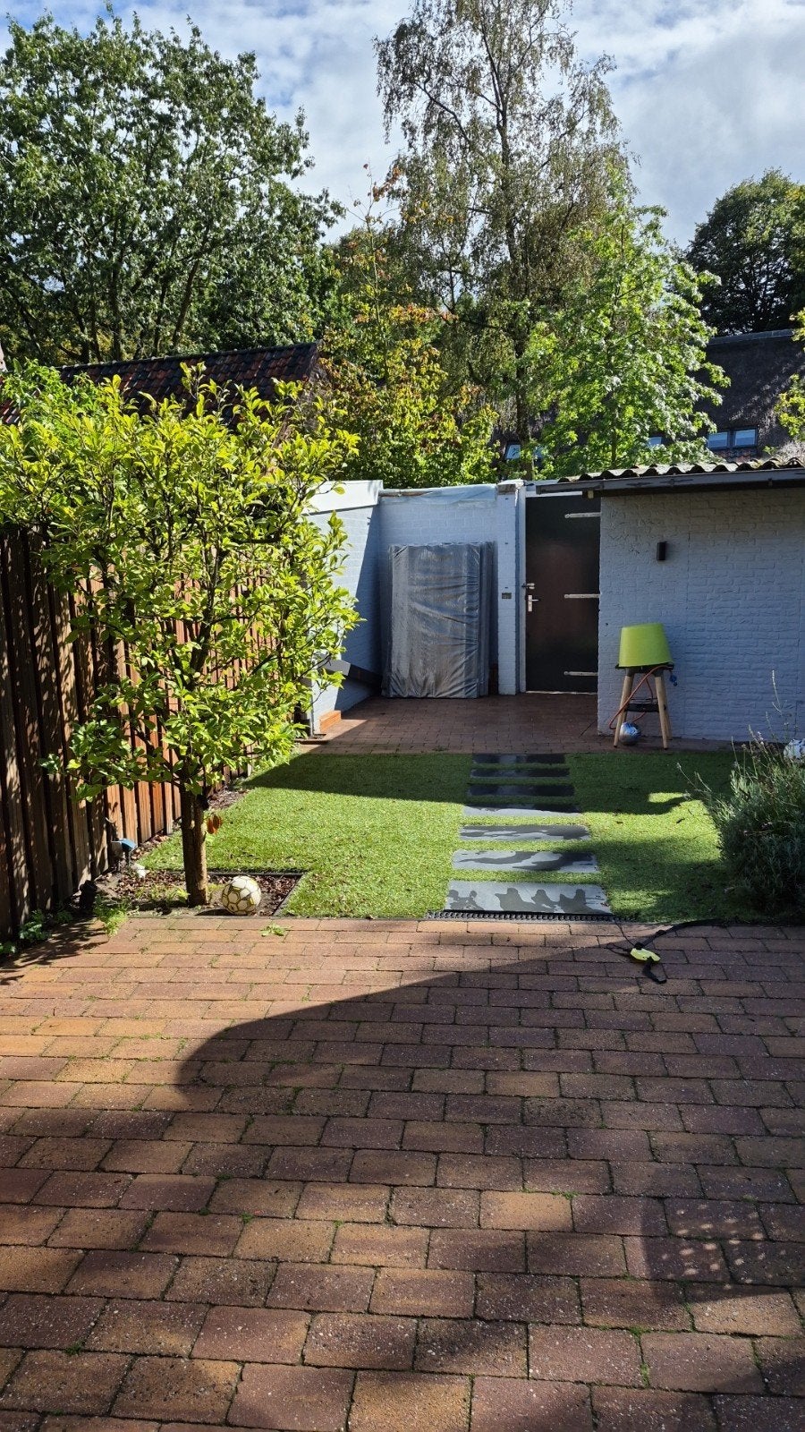 Bestrating trommelstenen 25 tot 27 m2, Ophalen of Verzenden, Beton, Klinkers