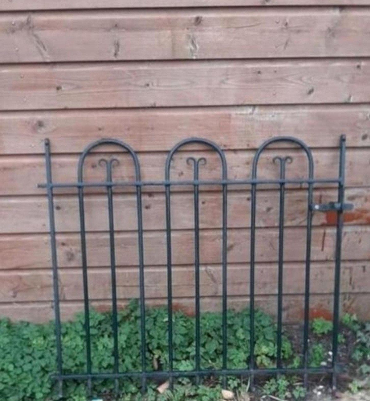 Mooi antiek smeedijzeren hek,afmetingen 93 cm bij 80 cm, Tuin en Terras, Tuinhekken en Hekwerk, Ophalen of Verzenden, Gebruikt