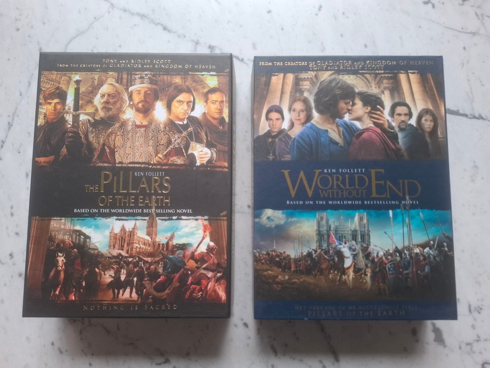 The Pillars of the Earth & World Without End - dvd set, Engels, Vanaf 16 jaar, Nederlands, Ophalen of Verzenden