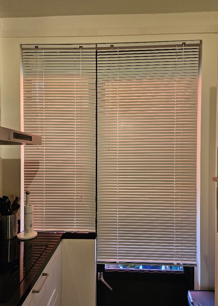 1x luxaflex lamellen jaloezie horizontaal 60 x 160 cm, Jaloezie, In te korten, Wit, 60 cm