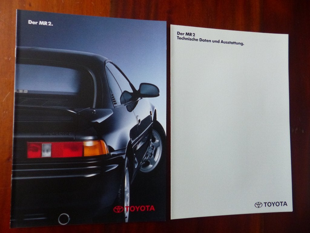 Toyota MR2 1991 brochure set, Verzenden, Zo goed als nieuw, Toyota