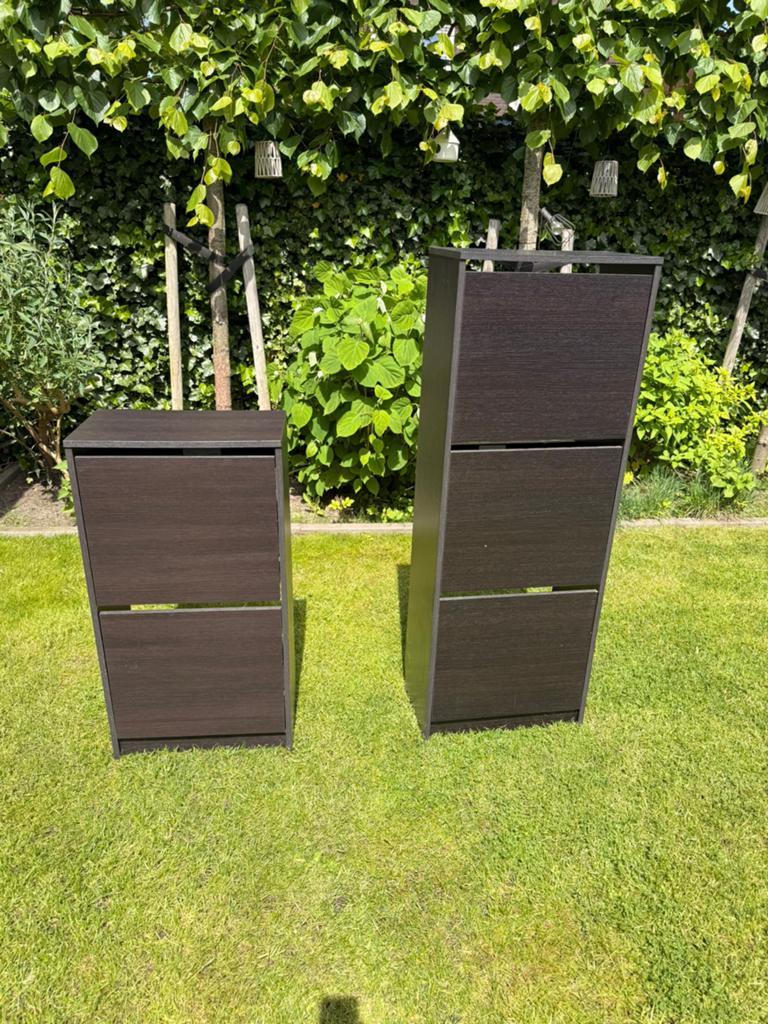 Bissa schoenenkast ikea 2 en 3-vaks, Huis en Inrichting, Kasten | Schoenenkasten, Ophalen of Verzenden, Zo goed als nieuw