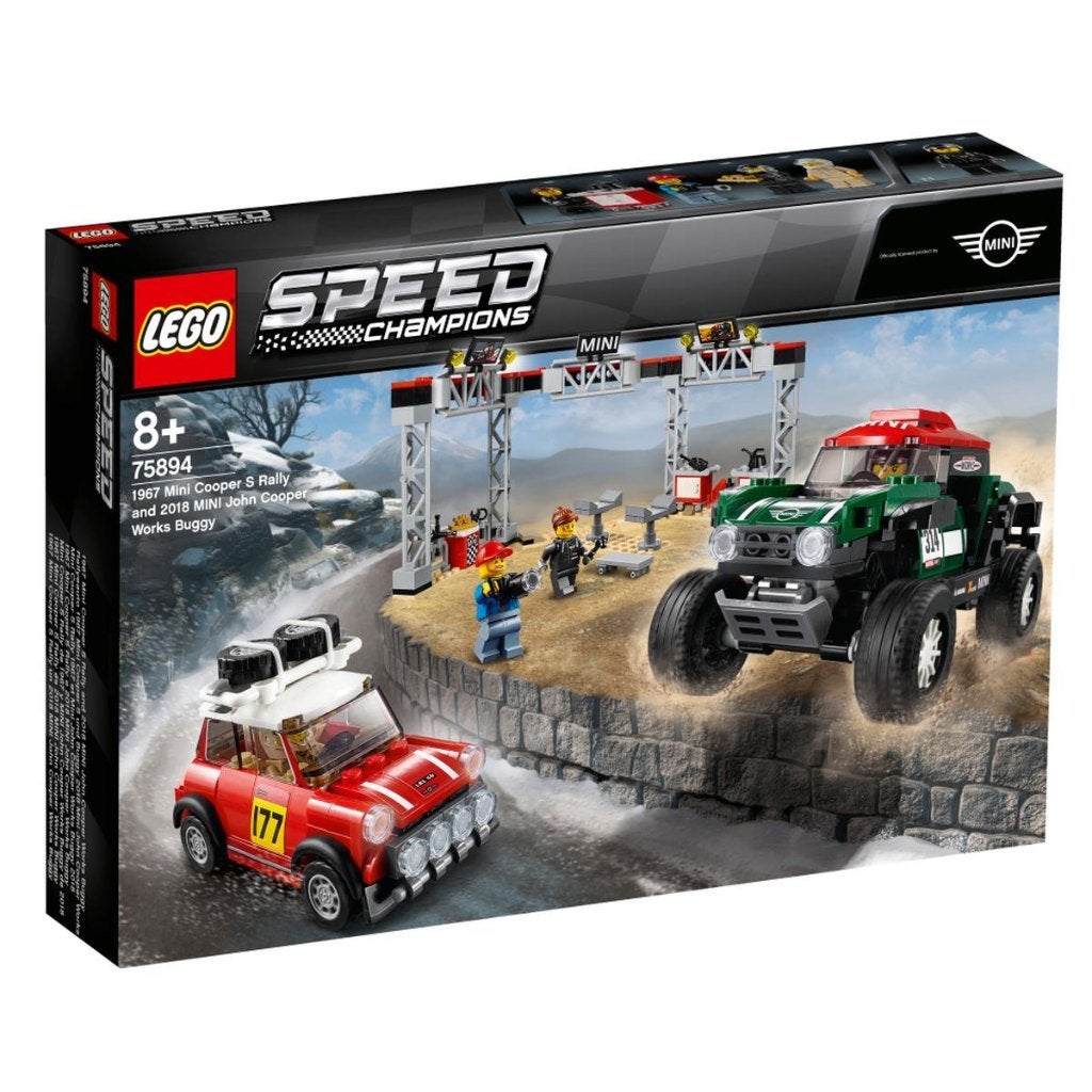 LEGO Speed Champions - 1967 Mini Cooper S Rally e 2018 MINI, Compleet, Lego, Nieuw, Complete set