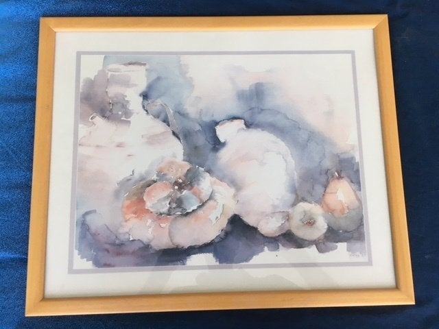 Aquarel schilderij, Ophalen of Verzenden, Gebruikt, Minder dan 50 cm, Schilderij