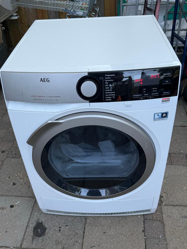 AEG Lavatherm 8000 Series AbsoluteCare System 8kg A+++, Witgoed en Apparatuur, Ophalen, Gebruikt, 8 tot 10 kg, 85 tot 90 cm
