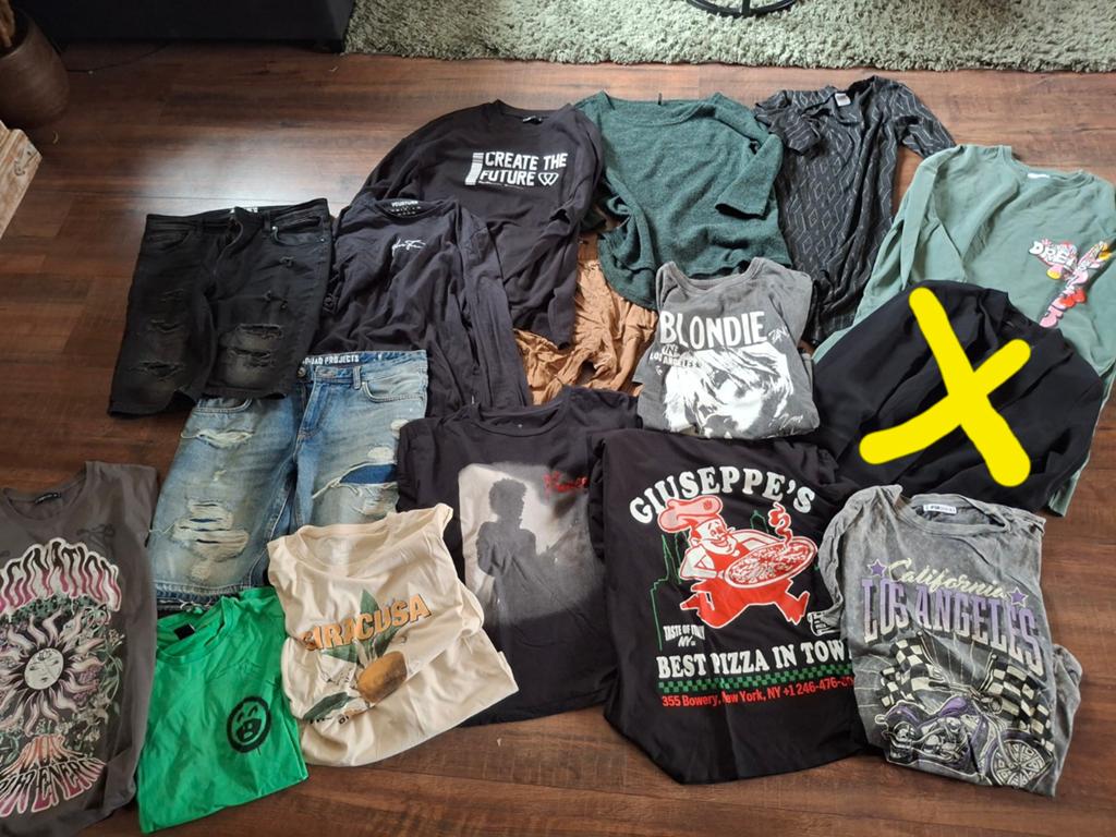 Kledingpakket dames maat M 15 items, Ophalen of Verzenden, Zo goed als nieuw, Maat 38/40 (M)