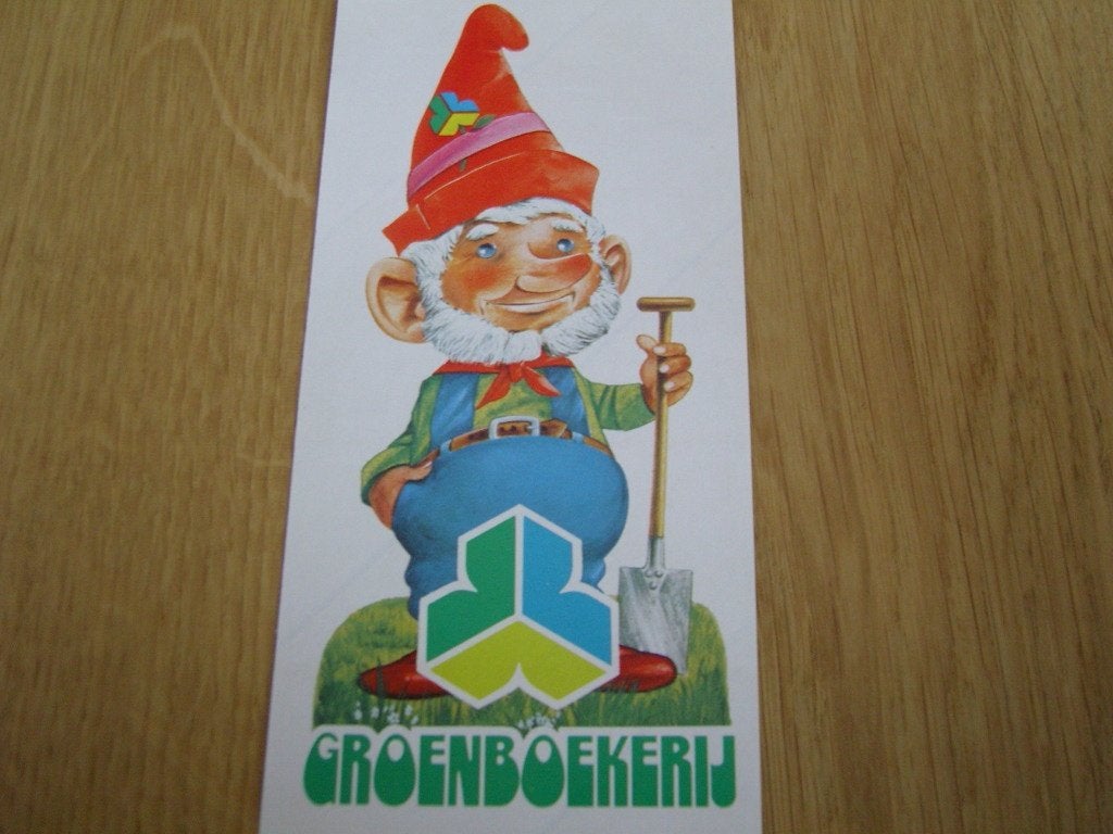 sticker Kabouter Groenboekerij, Ophalen, Zo goed als nieuw