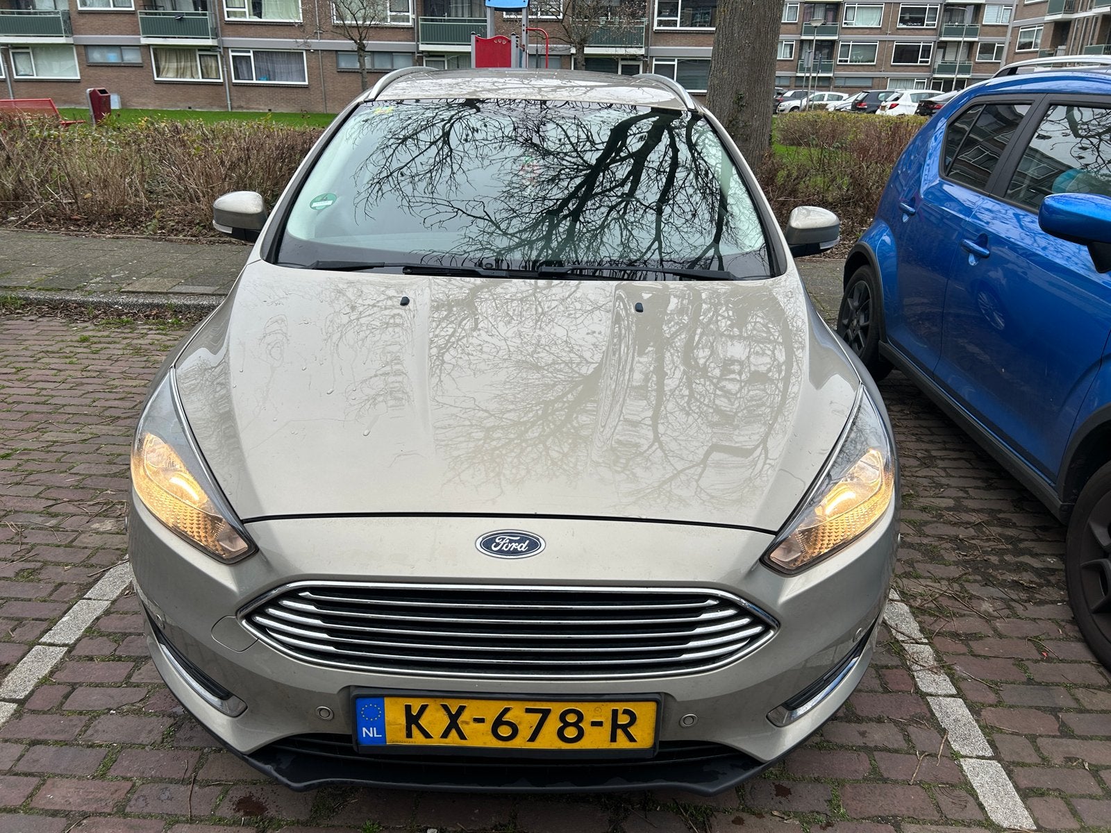 Ford Focus 1.5 Tdci 120pk 2016 Grijs, Auto's, 4 cilinders, Emergency brake assist, Origineel Nederlands, Particulier