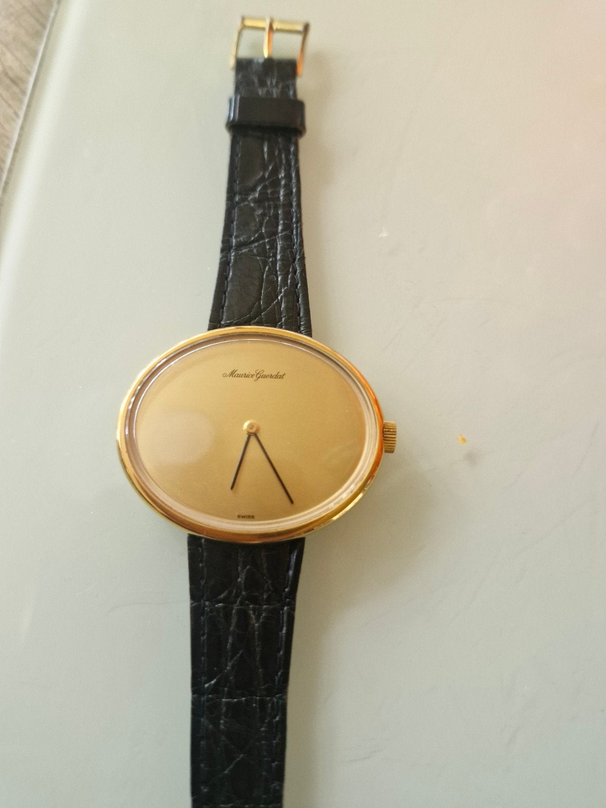 Vintage Maurice Guerdat Horloge Model 2579, Overige materialen, Met bandje, Polshorloge, 1960 of later