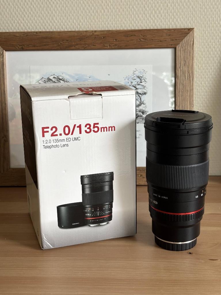 Samyang 135mm F/2.0 Fuji X --- NIEUWSTAAT, Audio, Tv en Foto, Fotografie | Lenzen en Objectieven, Ophalen of Verzenden, Zo goed als nieuw