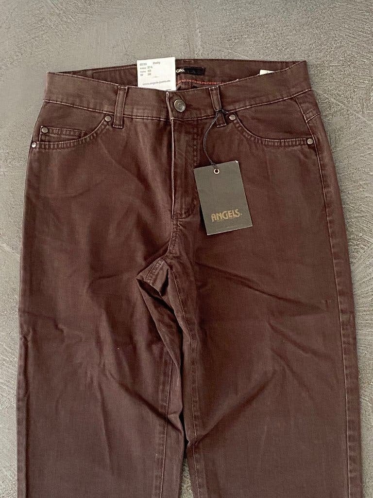 J45/9 Nieuw Angels Dolly mt 36=S/L32 broek jeans d-bruin, Kleding | Dames, Bruin, Nieuw, Ophalen of Verzenden, Angels