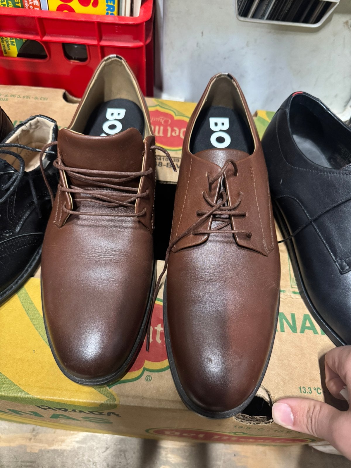 Mooie originele Boss schoenen maat 46, Ophalen of Verzenden, Zo goed als nieuw