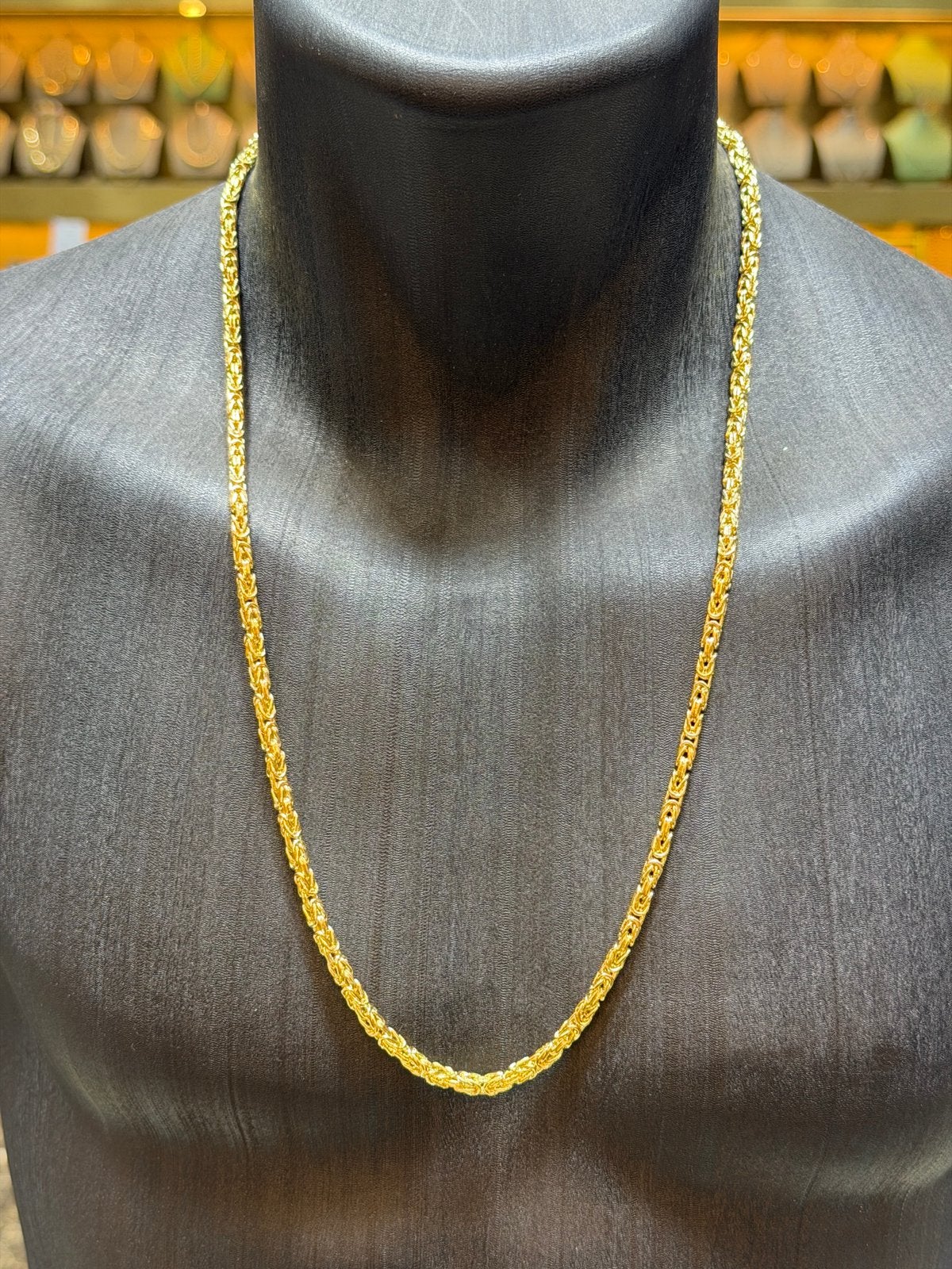 14KT Goud - 31.5 Gram - Ketting - KONING, Sieraden, Tassen en Uiterlijk, Kettingen, Ophalen, Nieuw, Goud