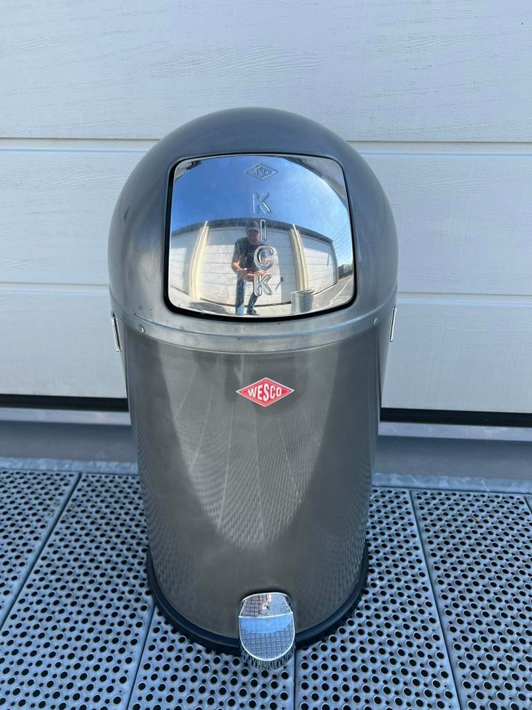 Wesco Kickboy Junior pedaalemmer grijs, Met pedaal, 50 tot 75 cm, Ophalen of Verzenden, Metaal