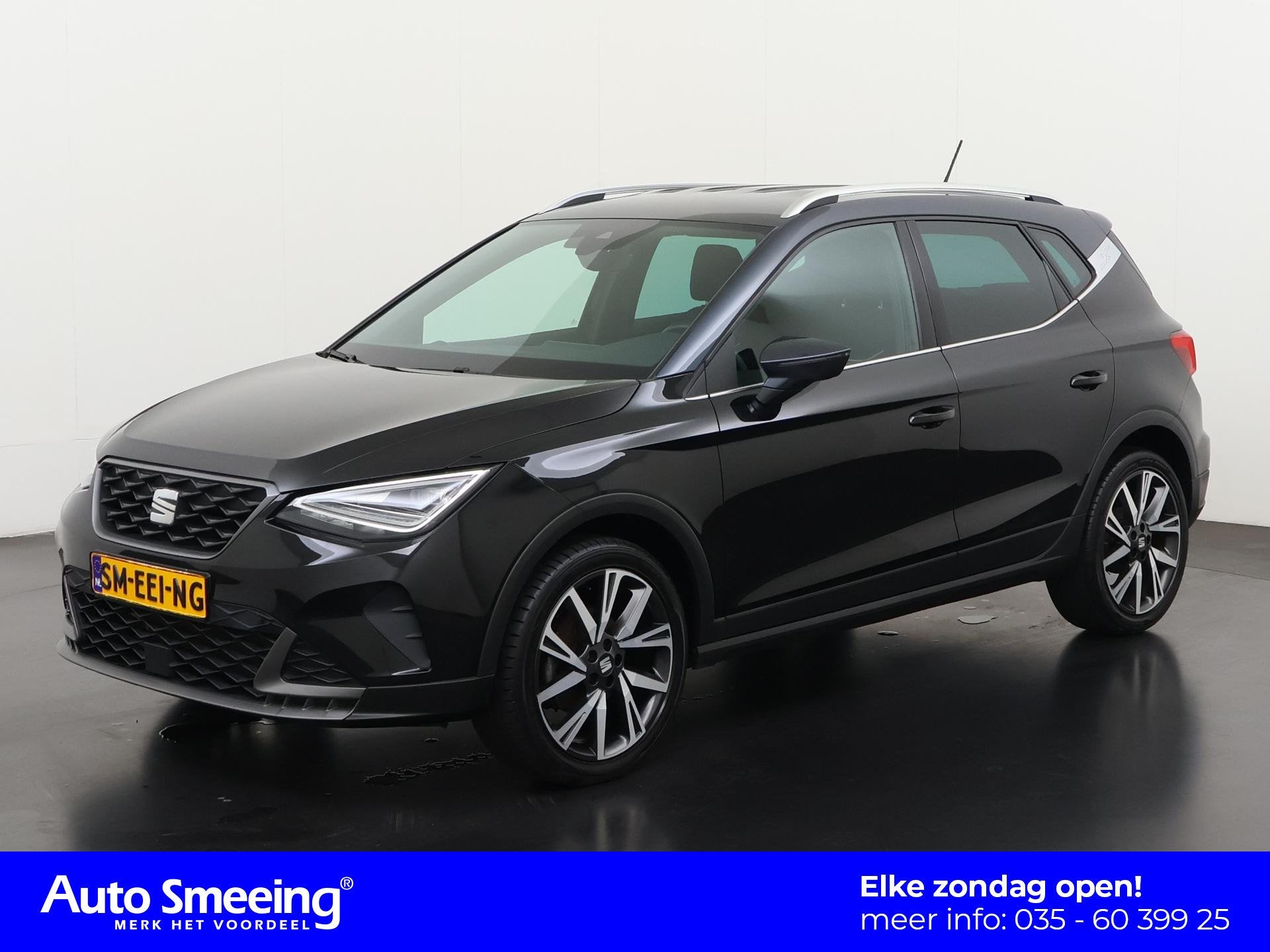 SEAT Arona 1.5 TSI FR DSG | Trekhaak | Digital Cockpit | Zon, Auto's, 4 cilinders, Alcantara, Zwart, 630 kg