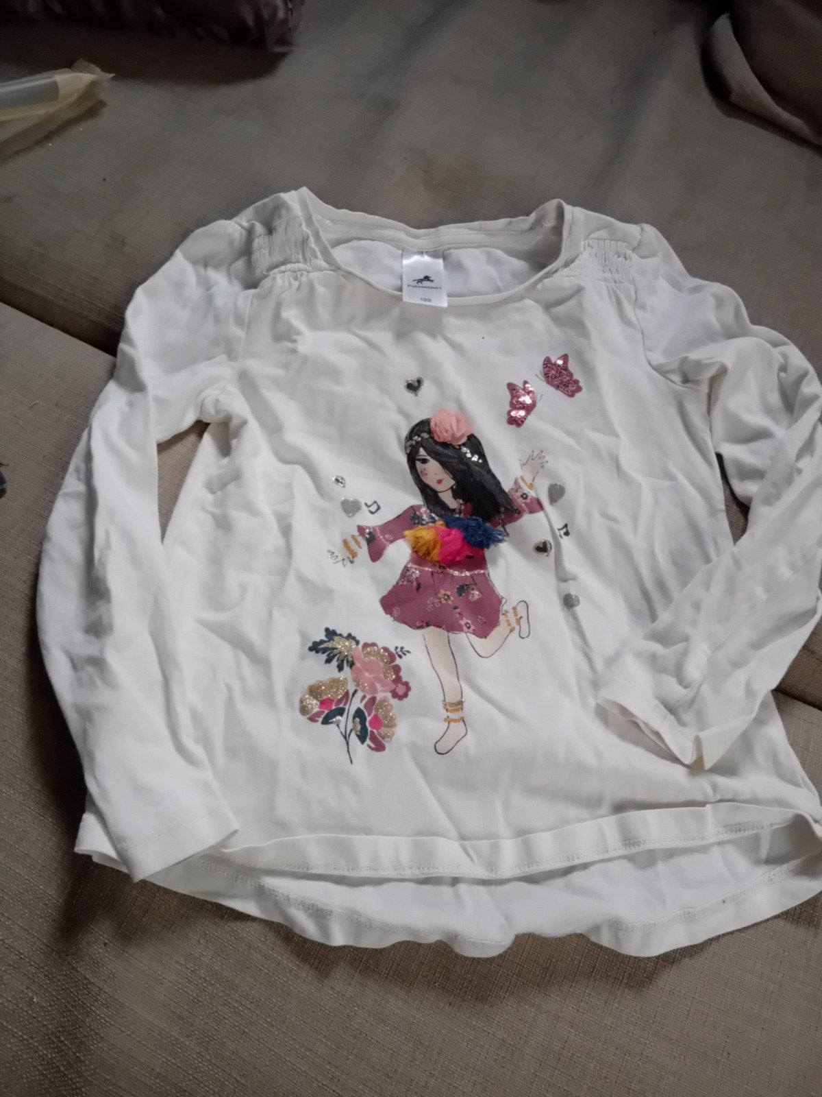 Palomino longsleeve met print maat 122, Ophalen, Meisje, Shirt of Longsleeve, Palomino