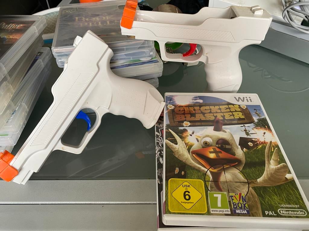 Chicken blaster met 2 guns, Ophalen of Verzenden, Zo goed als nieuw, Met 1 controller