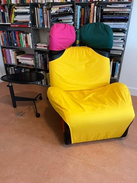 Wink stoel van Kita voor Cassina, Ophalen of Verzenden, Gebruikt, 75 tot 100 cm, Leer