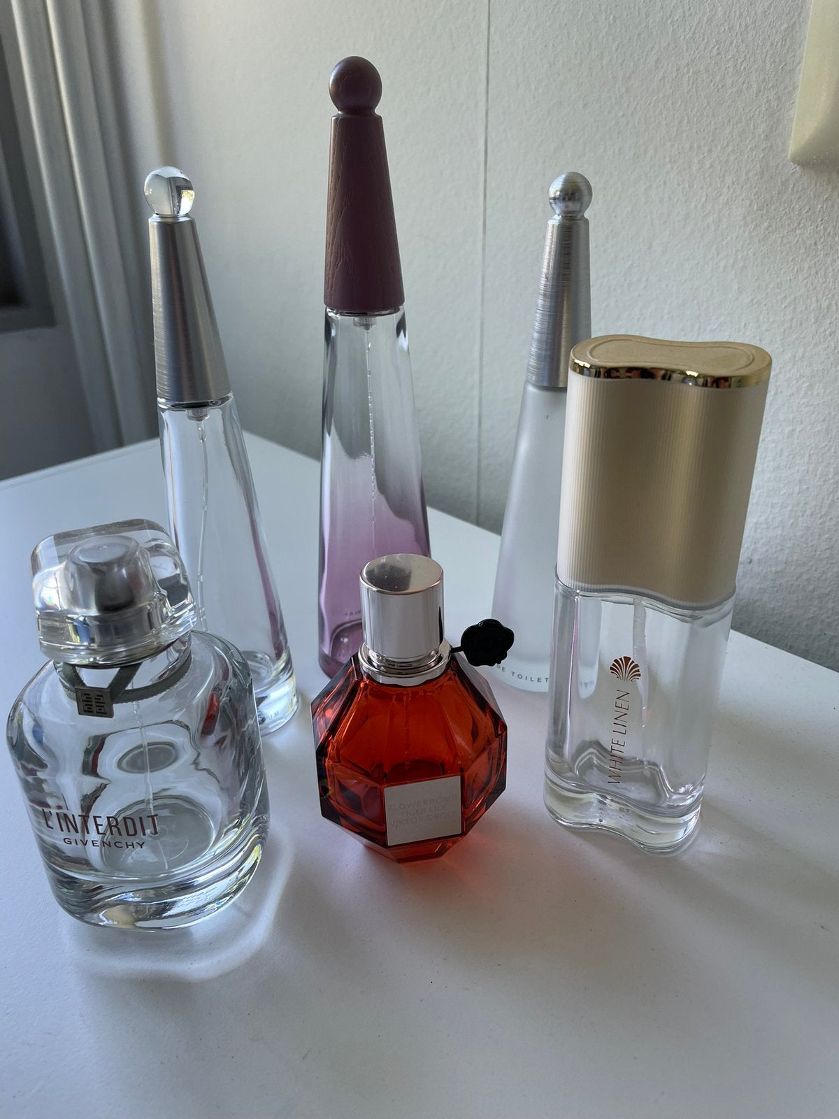 Diverse lege parfumflesjes., Ophalen of Verzenden, Zo goed als nieuw, Parfumfles