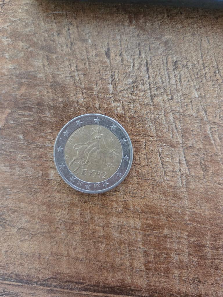 Zeldzame 2 euro munt Griekenland 2002, Postzegels en Munten, Munten | Europa | Euromunten, Ophalen of Verzenden, Griekenland, 2 euro