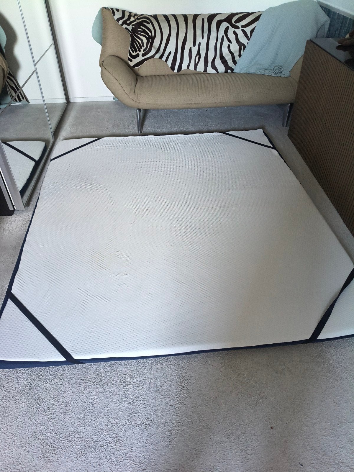 Matt Topper topmatras 180x210 cm - Soft en hard, Huis en Inrichting, Slaapkamer | Matrassen en Bedbodems, 210 cm, Tweepersoons