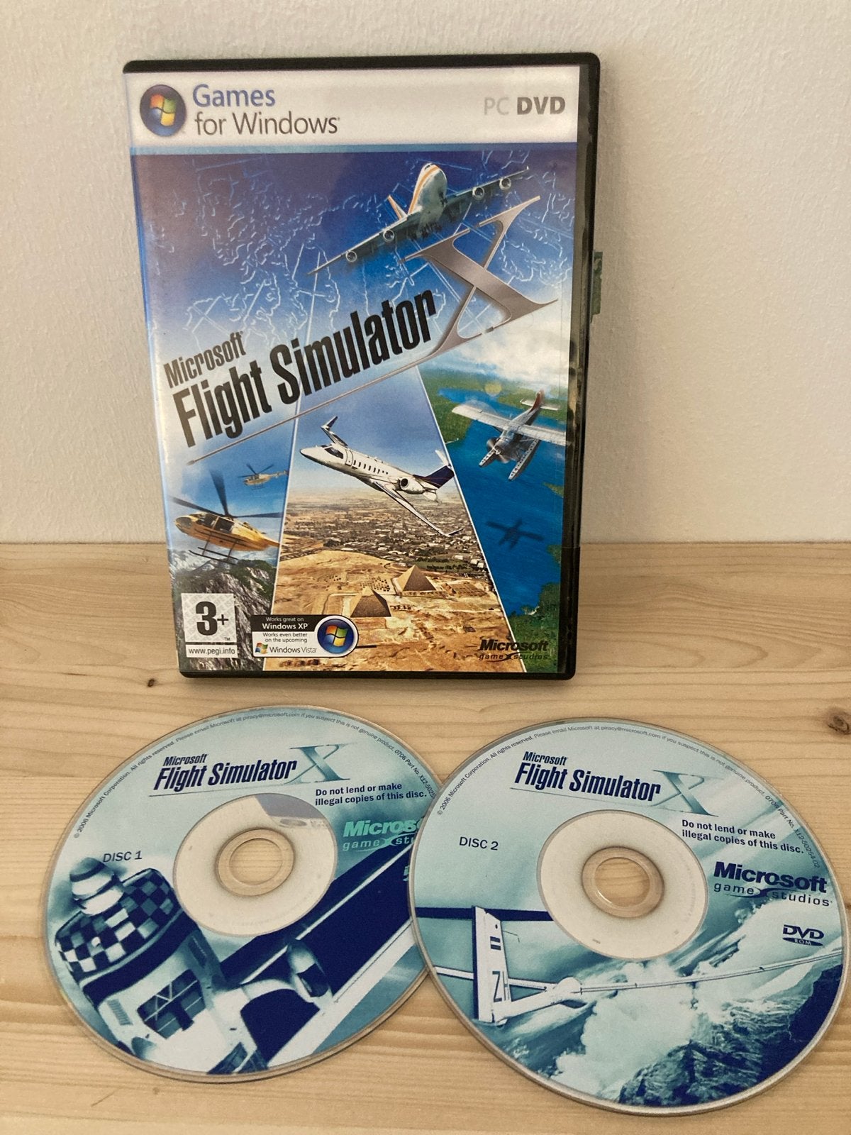 Microsoft Flight Simulator X PC DVD - Vliegsimulator, Gebruikt, 1 speler, Ophalen of Verzenden, Vanaf 3 jaar