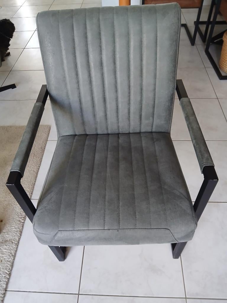 Eethoekstoelen, Huis en Inrichting, Stoelen, Ophalen, Zo goed als nieuw, Blauw, Vier