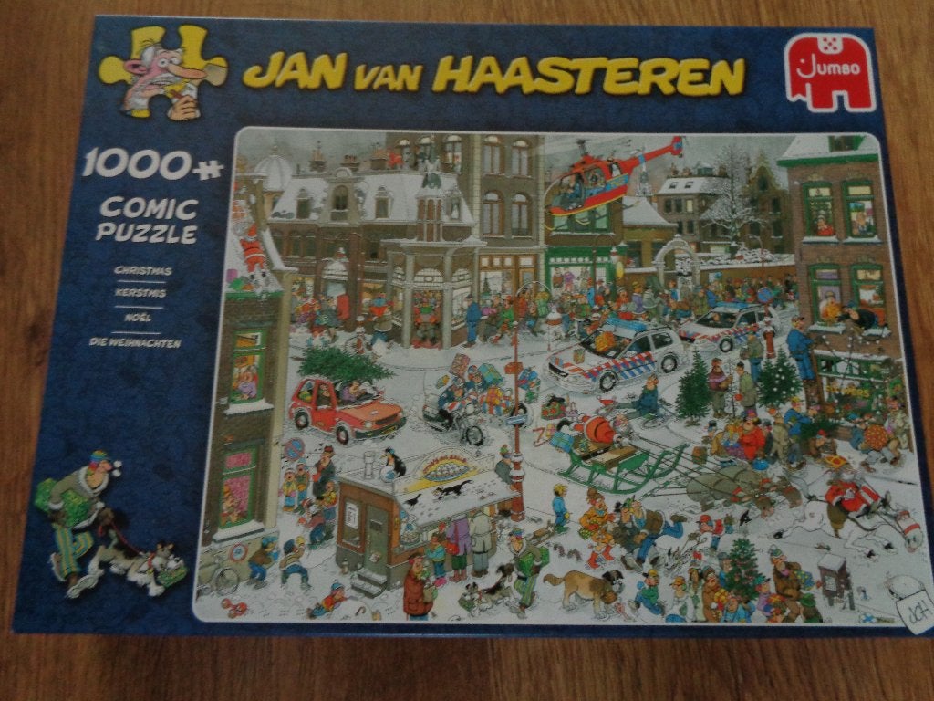 jan van haasteren 1000, Hobby en Vrije tijd, Denksport en Puzzels, Ophalen of Verzenden, 500 t/m 1500 stukjes, Zo goed als nieuw