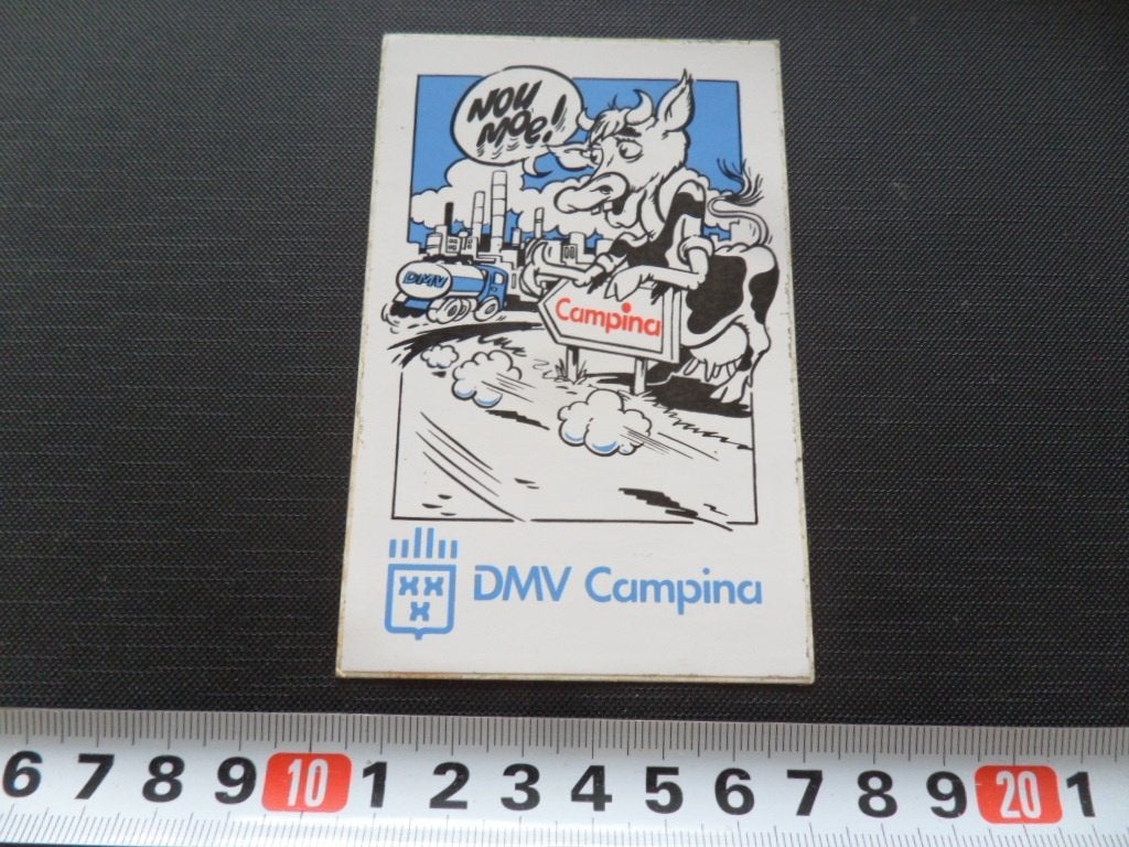 sticker strip DMV Campina  Nou Moe !   koe, Verzamelen, Stickers, Ophalen, Zo goed als nieuw