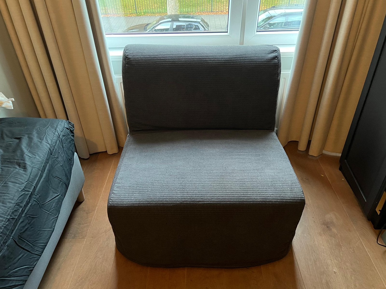 Slaapstoel/slaapfauteuil Ikea, Ophalen, Zo goed als nieuw, Eenpersoons, 90 cm