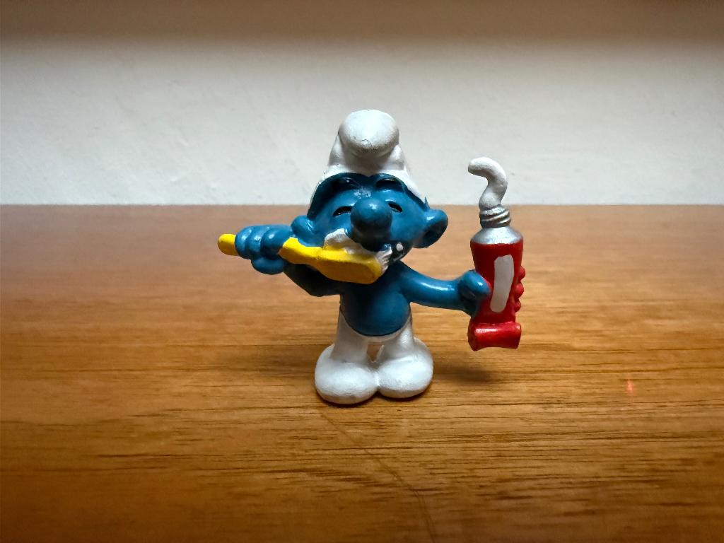 Tandenpoets smurf, Ophalen of Verzenden, Gebruikt, Overige Smurfen, Poppetje, Figuurtje of Knuffel