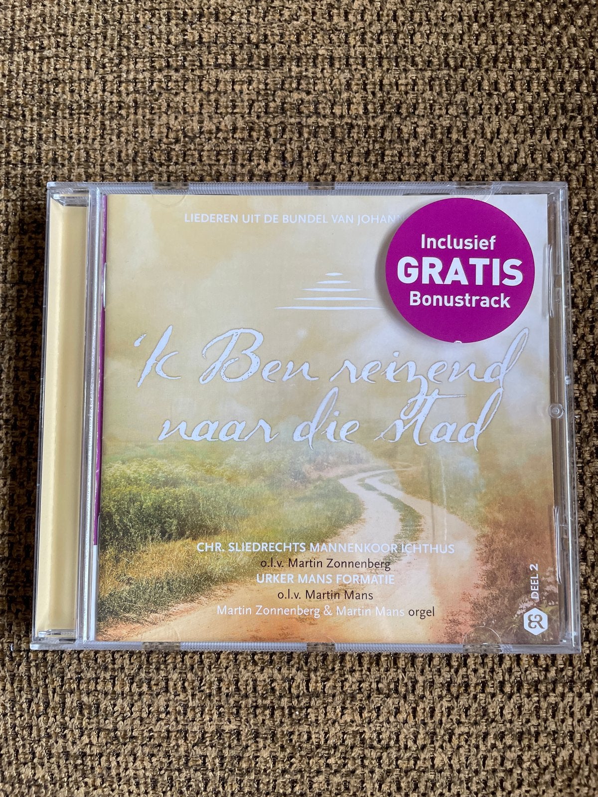 ‘k Ben reizend naar die Stad  cd - Chr. Sliedrechts Mannenko, Koren of Klassiek, Met bonustracks, Ophalen of Verzenden, Zo goed als nieuw
