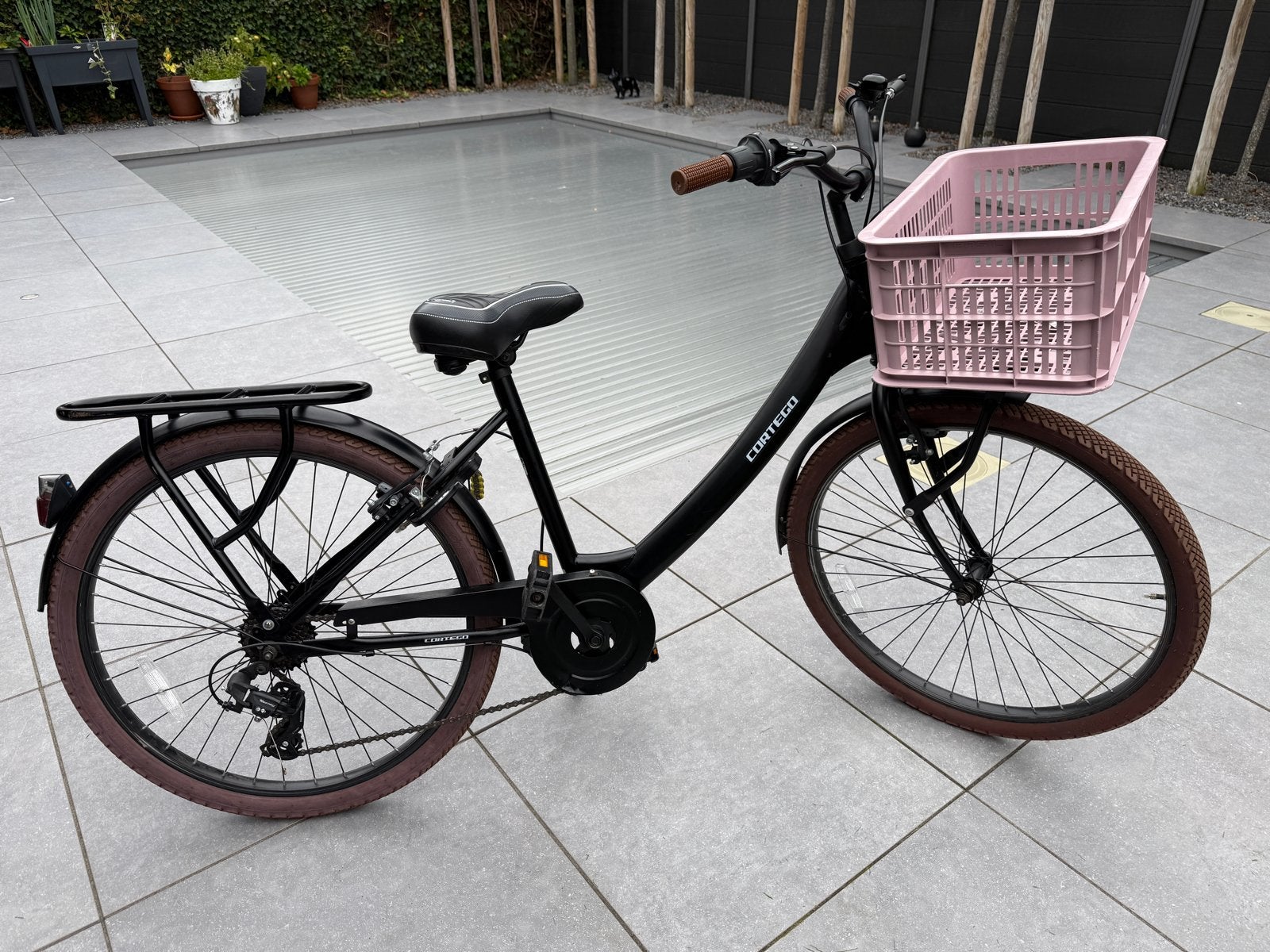 Transporter Meisjesfiets 26 inch - 7 Versnellingen Mat-Zwart, Ophalen, Zo goed als nieuw, 26 inch of meer, Versnellingen