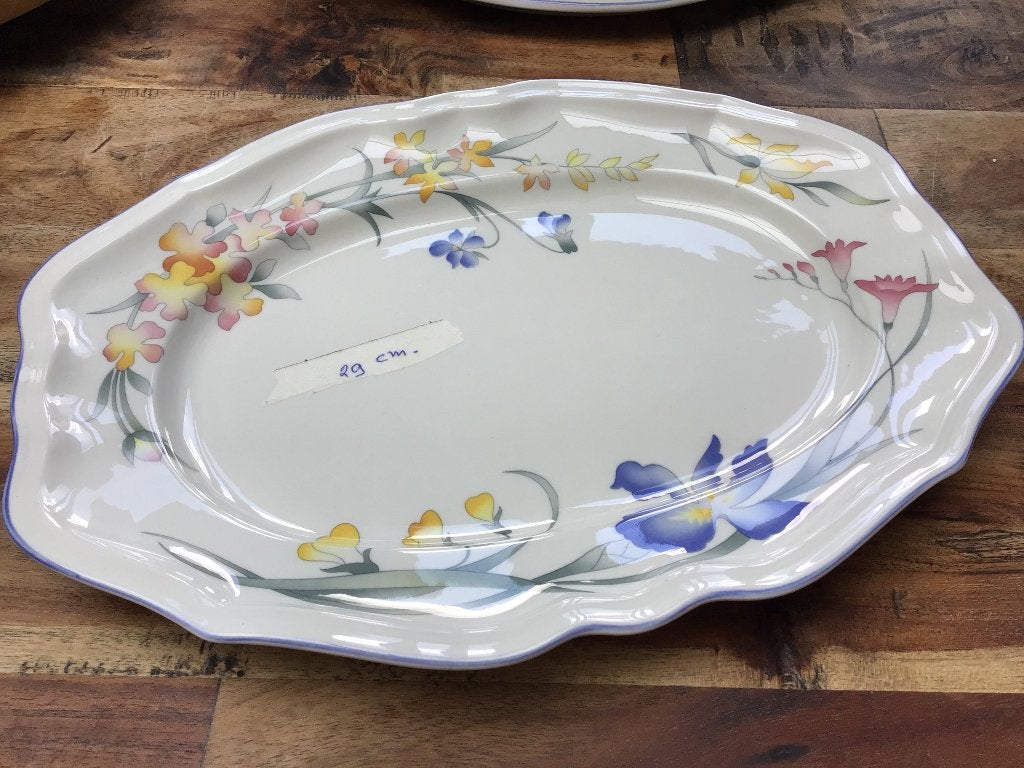 Villeroy en Boch Riviera serveerschaal 29 cm., Villeroy & Boch, Ophalen of Verzenden, Overige stijlen, Porselein