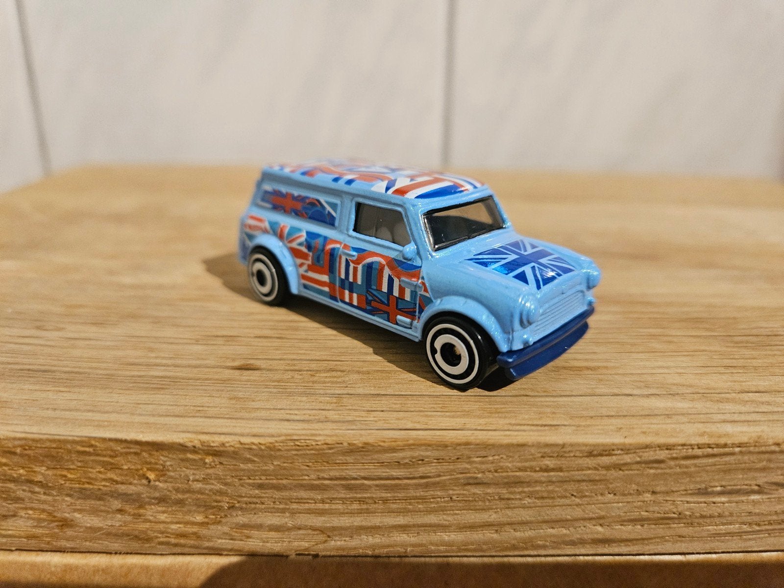 Hotwheels Hot Wheels '67 Austin Mini Van Blauw, Ophalen of Verzenden, Zo goed als nieuw, Auto