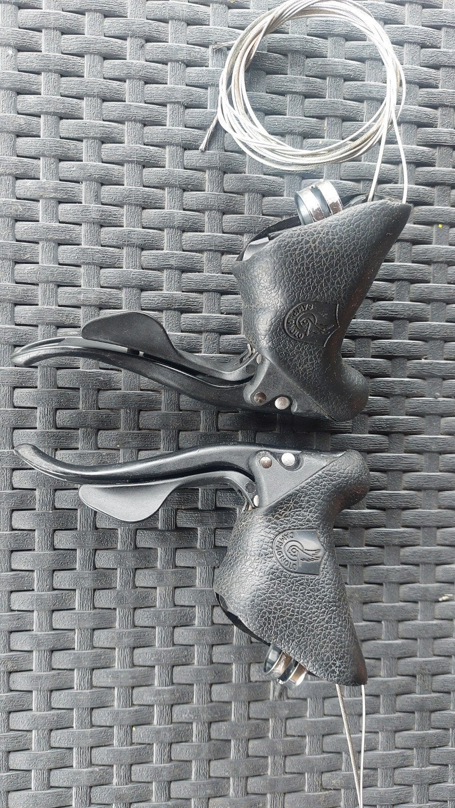 campagnolo xenon shifters 9speed nette staat, Ophalen of Verzenden, Gebruikt, Campagnolo