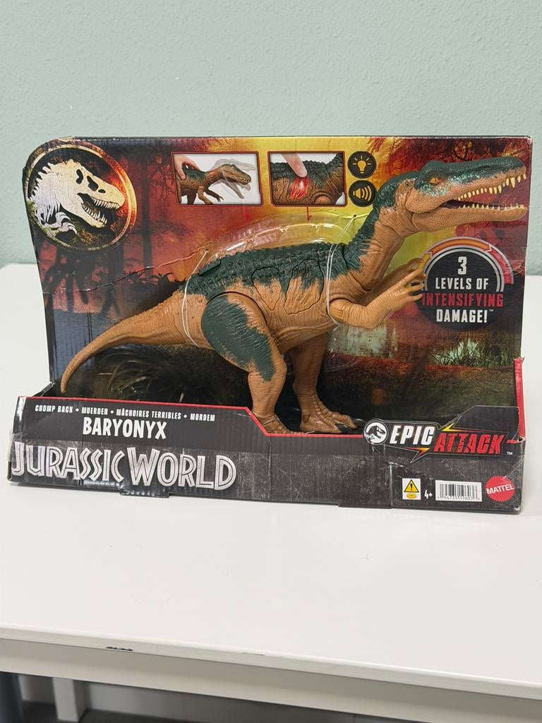 Jurassic World Park Baryonyx Epic Attack - Nieuw Zeldzaam, Actiefiguur of Pop, Nieuw, Ophalen of Verzenden, H