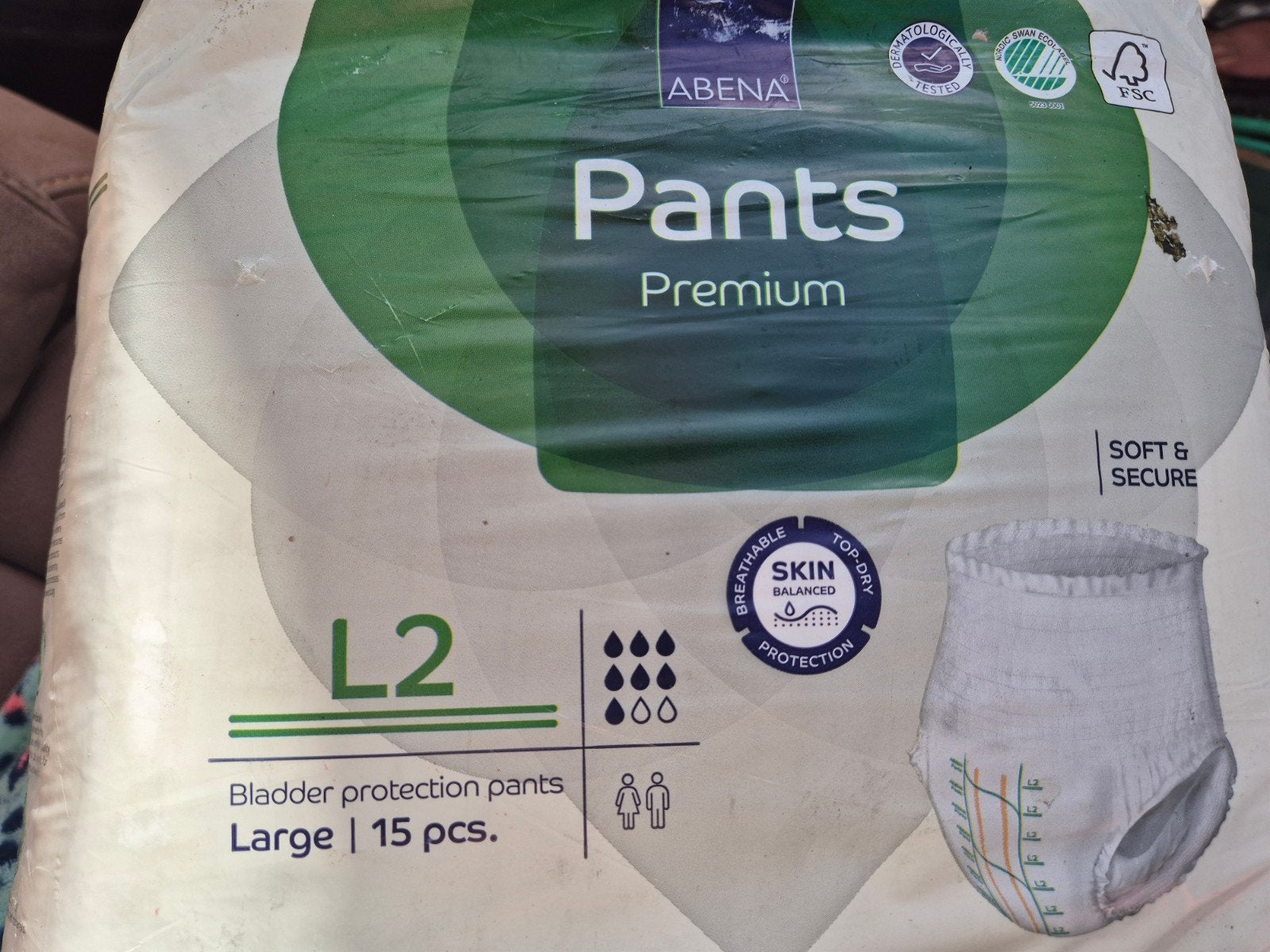 Abena Pants Premium incontinentiebroekjes, maat Large (L2).H, Diversen, Verpleegmiddelen, Ophalen of Verzenden