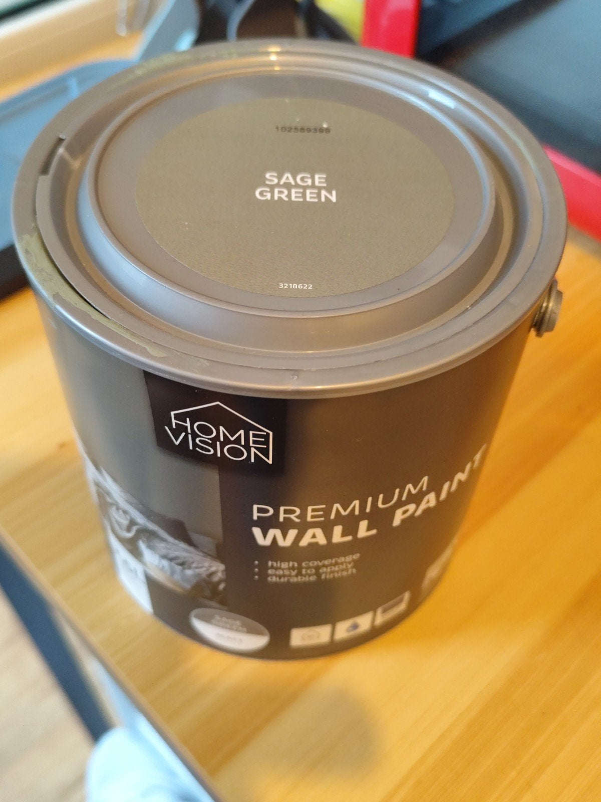Sage green van de action, Ophalen, Zo goed als nieuw, Groen